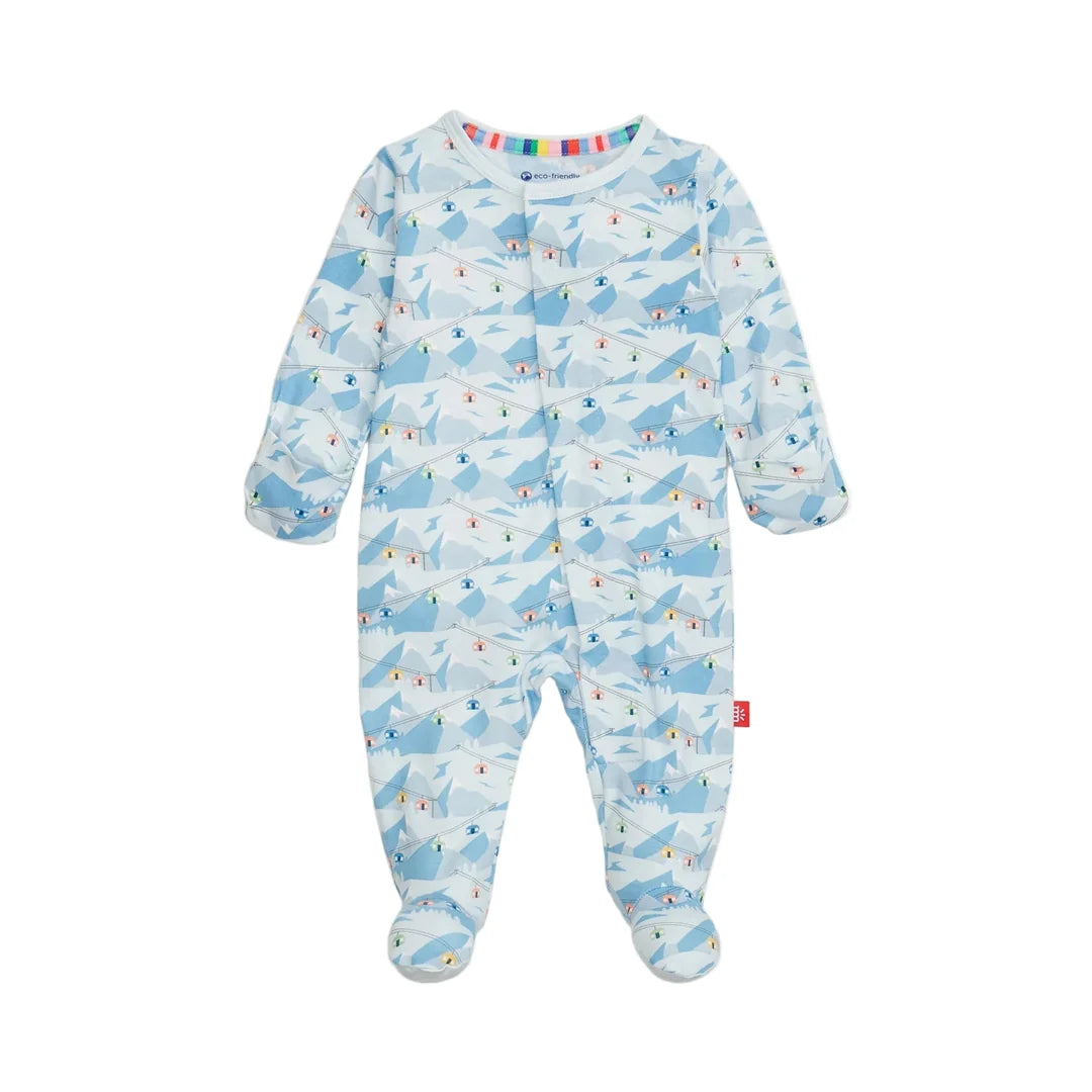 Magnetic Me: Blue Apres Chic Modal Footie