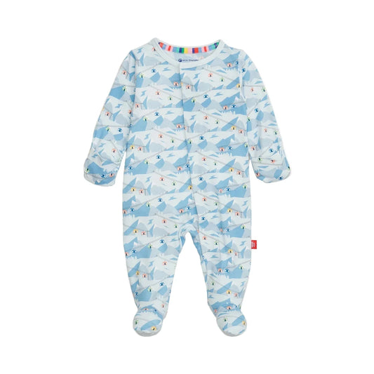 Magnetic Me: Blue Apres Chic Modal Footie