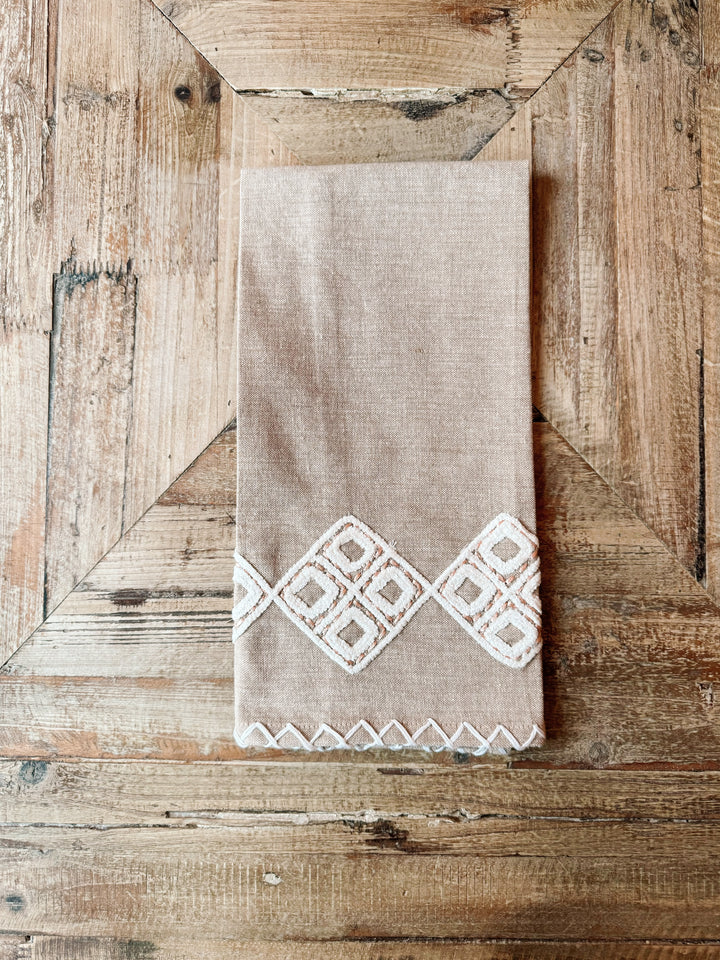 Patina Vie Embroidered Kitchen Towel