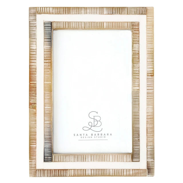 Santa Barbara Design Studio White Patterned Frame