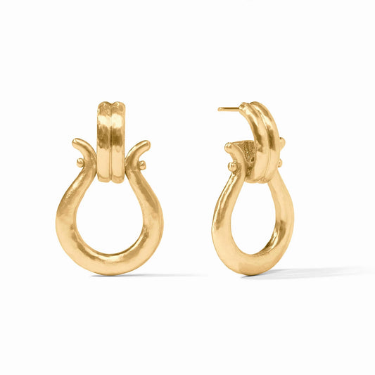 JULIE VOS Saratoga Doorknocker Earring