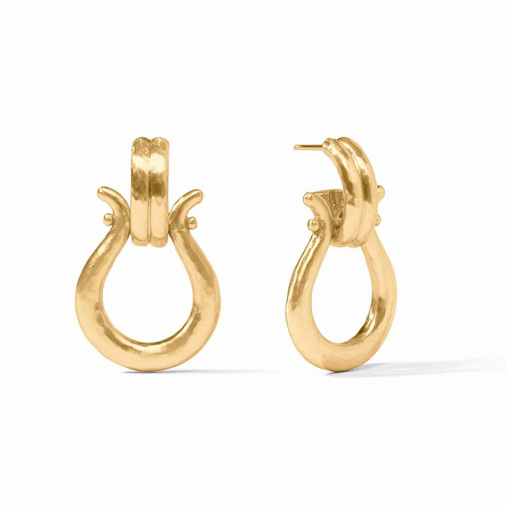 JULIE VOS Saratoga Doorknocker Earring