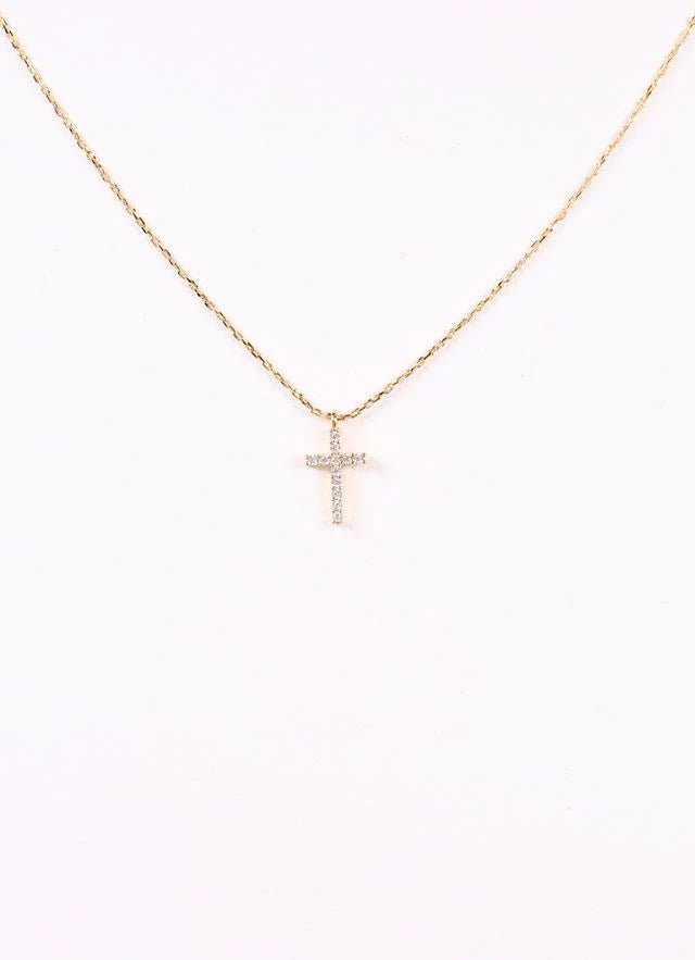 Nouwen CZ Cross Necklace