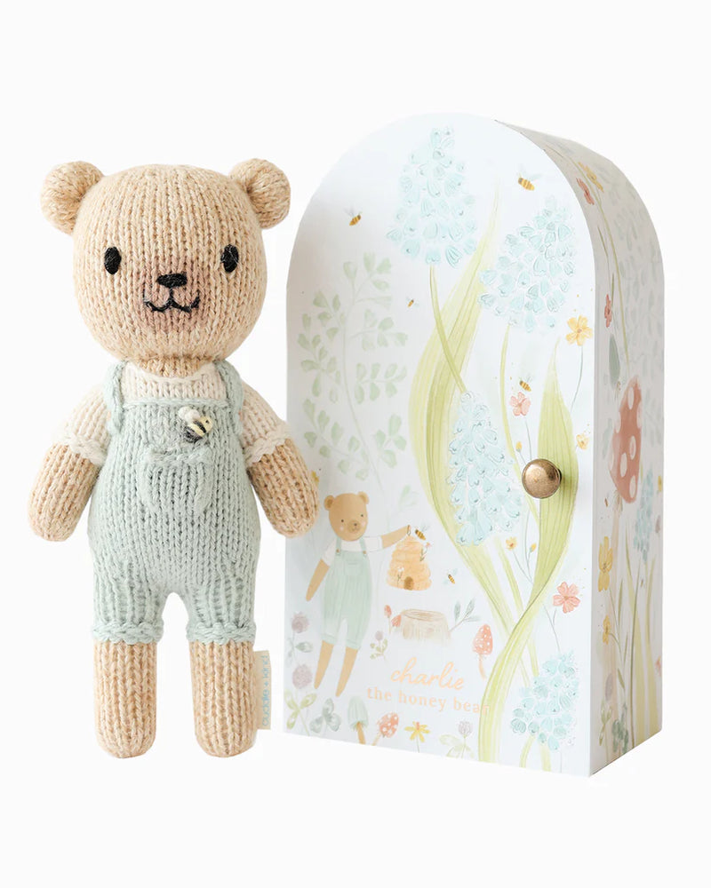 Tiny Charlie the Honey Bear Knit Animal