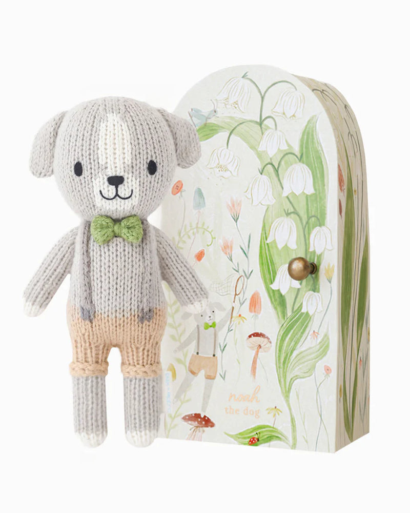Tiny Noah the Dog Knit Animal