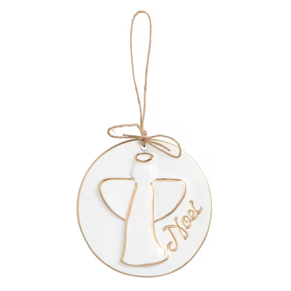 Mud Pie: Gold Disc Ornament