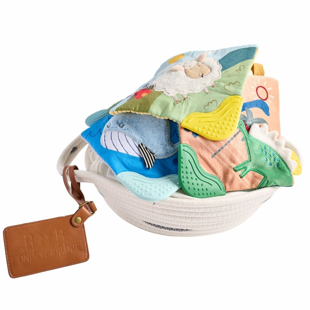 London Bridge blanket basket