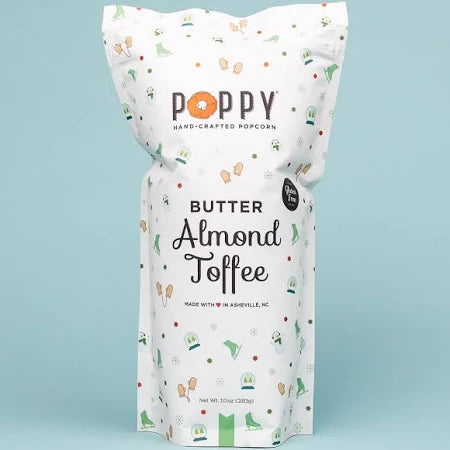 Poppy Butter Almond Toffee Popcorn