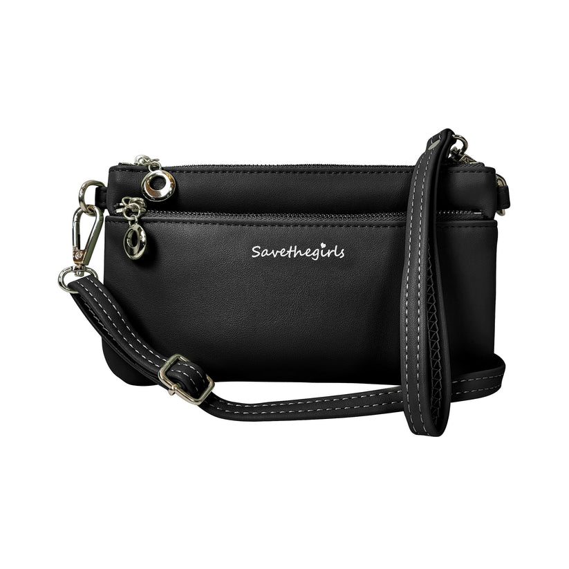 Save The Girls Clip & Go Strap + Pouch
