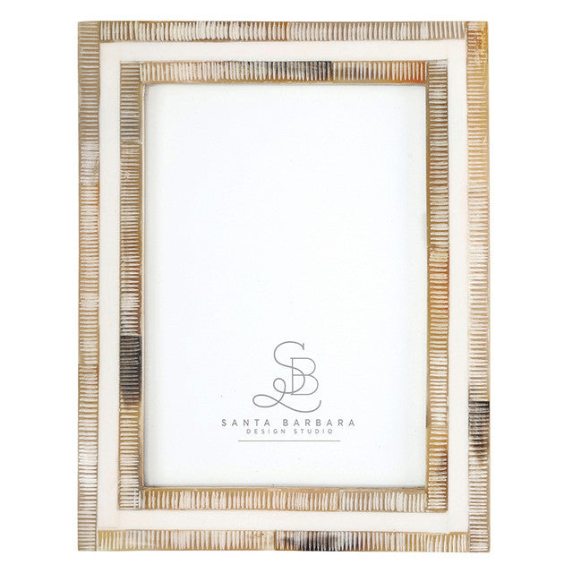 Santa Barbara: White Horn Picture Frame