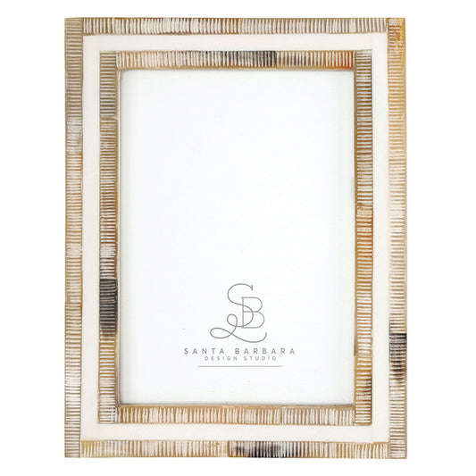 Santa Barbara: White Horn Picture Frame