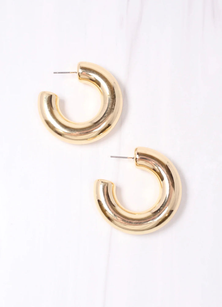 Broome Hollow Tube Earring