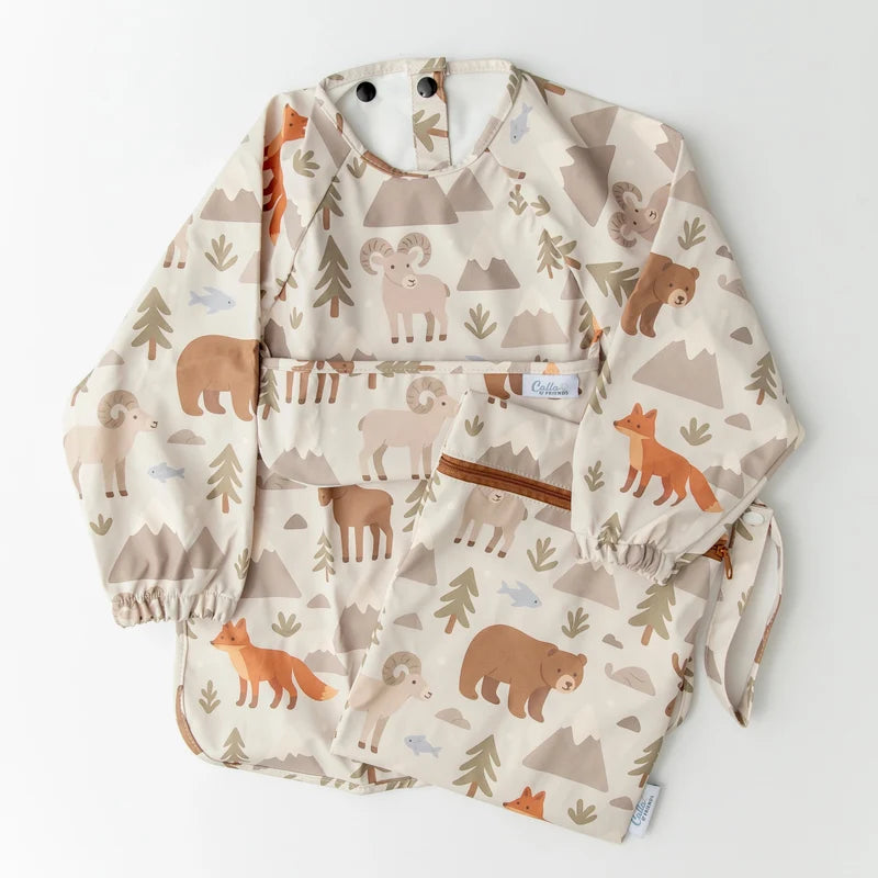 Calla And Friends: The Grayson Long Sleeve Bib  6-36M