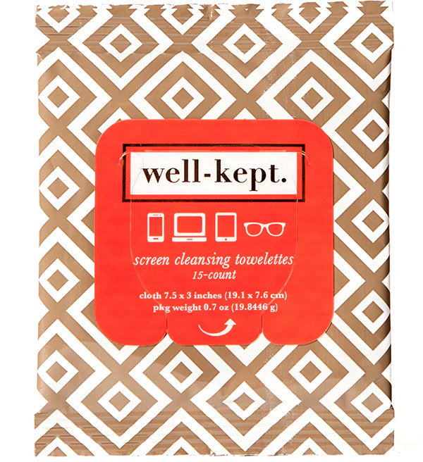 Well Kept Screen Cleaning Towelette