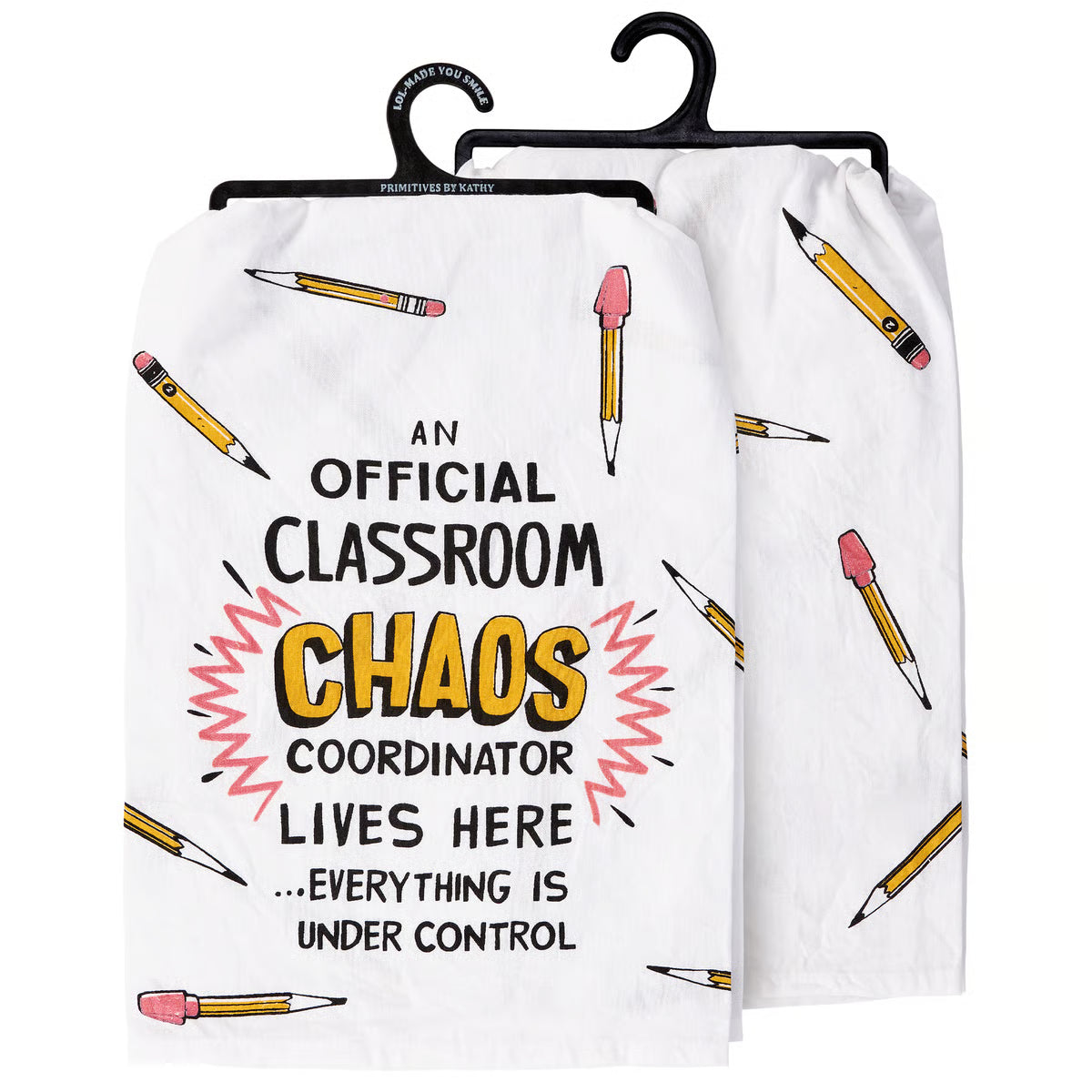 Primitives by Kathy Kitchen Towel-Under Control