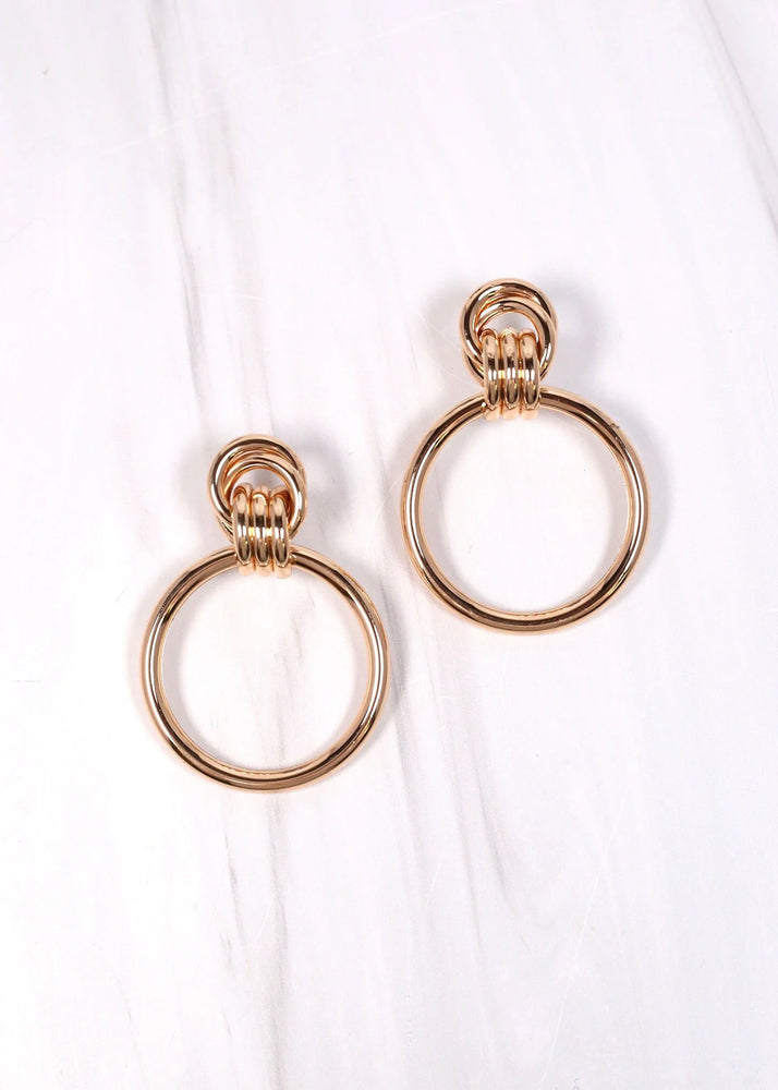 Clinton Knot Hoop Earring