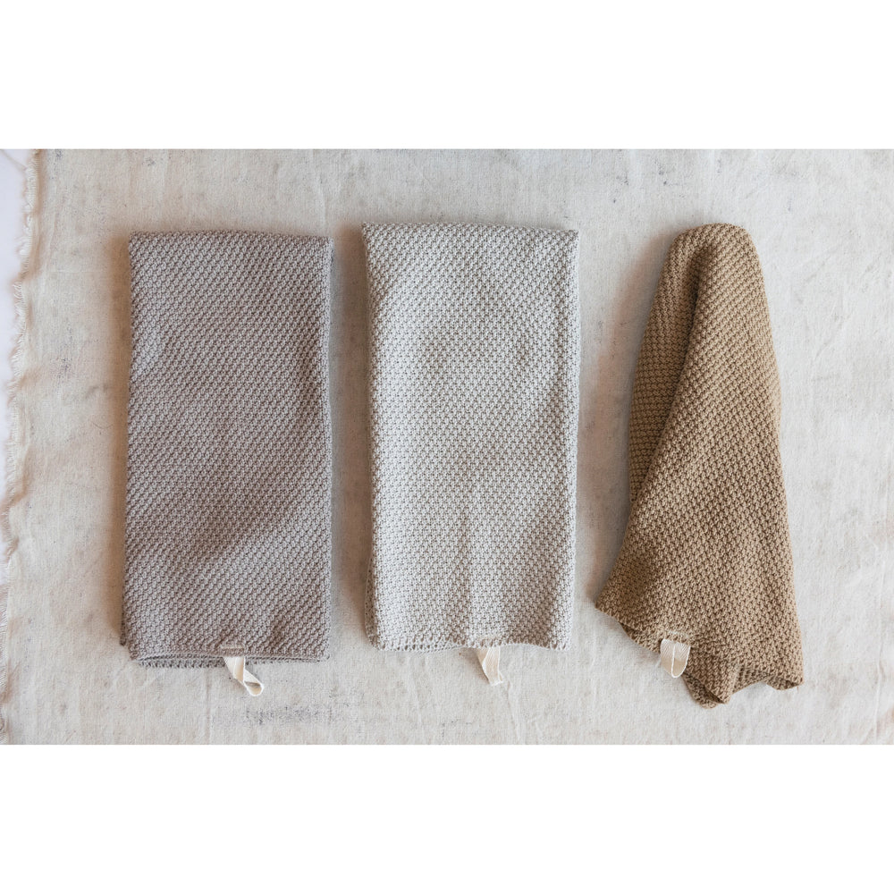 Cotton Knit Tea Towel 3 Styles