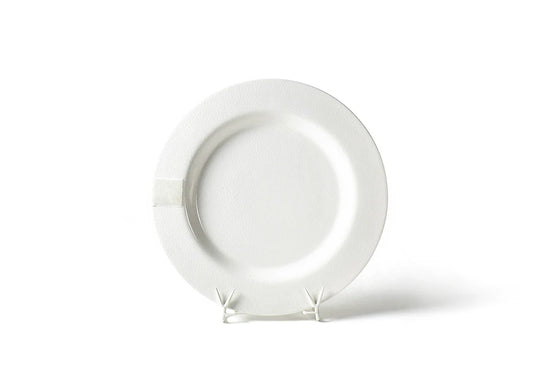Happy Everything White Small Dot Entertaining Big Round Platter