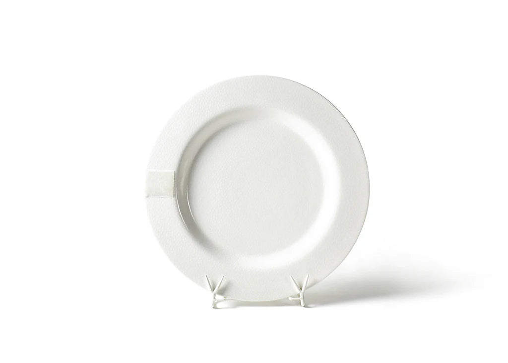 Happy Everything White Small Dot Entertaining Big Round Platter