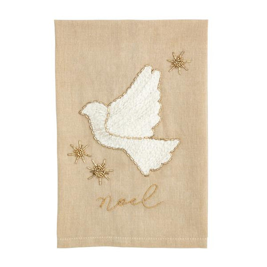 Mudpie Embroidered Holiday Towels