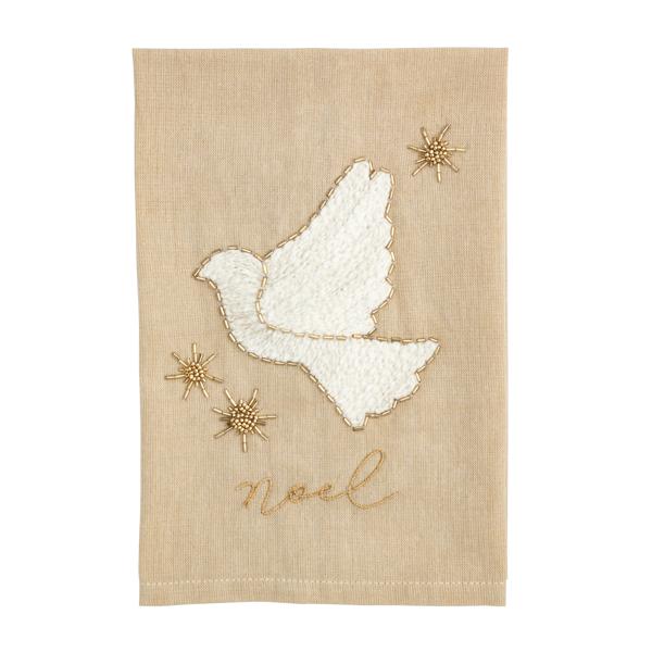 Mudpie Embroidered Holiday Towels