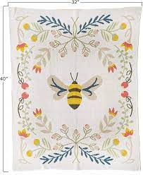 Bee Cotton Blanket