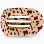 Large Flat Round Teletie Hair Clip