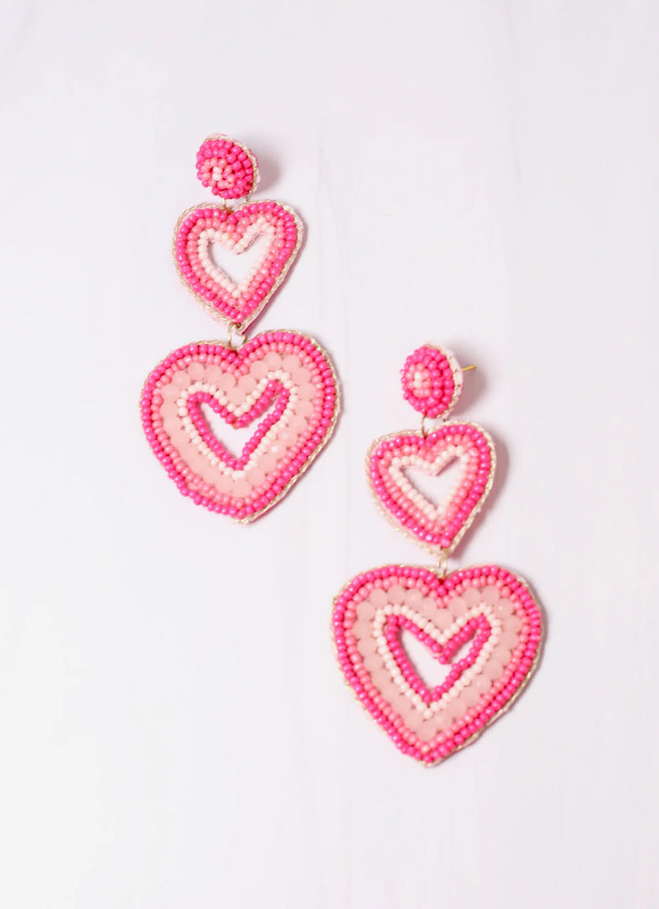 Enchanted Heart Drop Earring