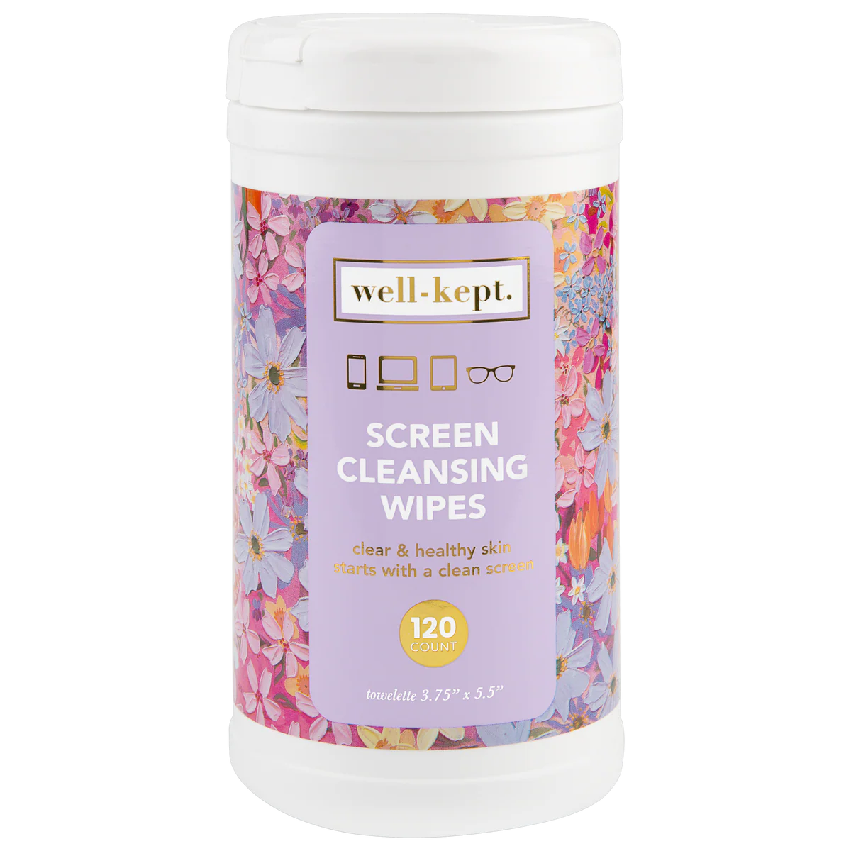 Well Kept Screen Cleaning Wipes Canister