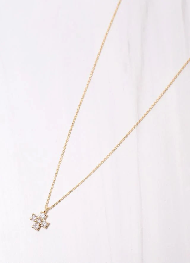 Herdman CZ Cross Necklace