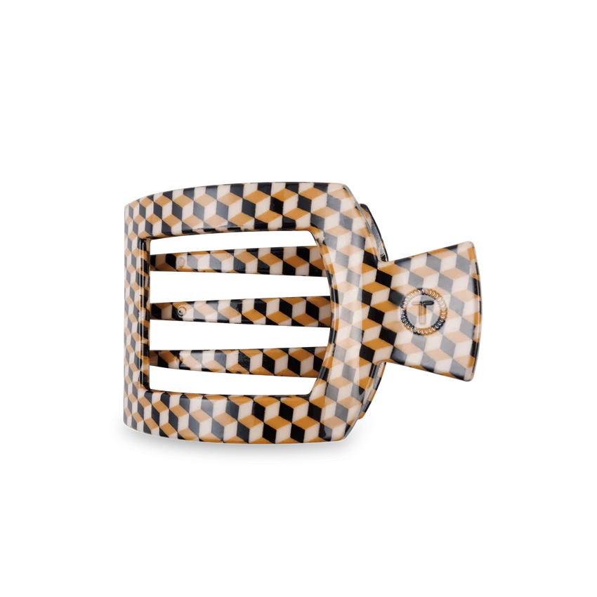 Medium Flat Square Teletie Hair Clip