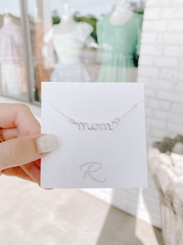 "mom" Ronaldo Necklace