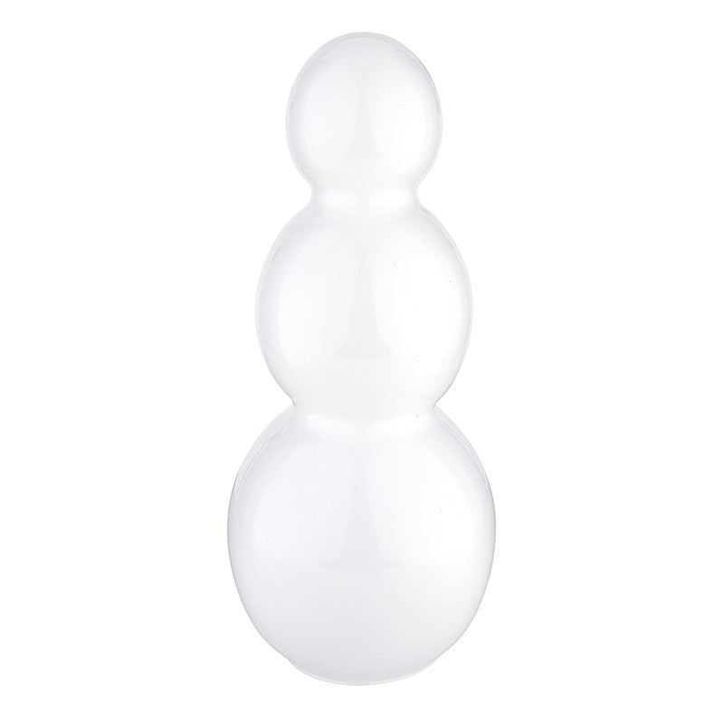 Santa Barbara: Glass Snowman