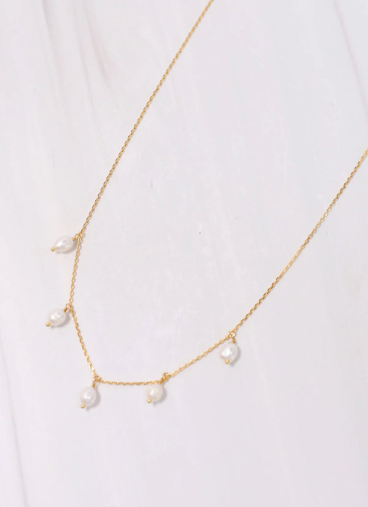 Laurier Pearl Necklace