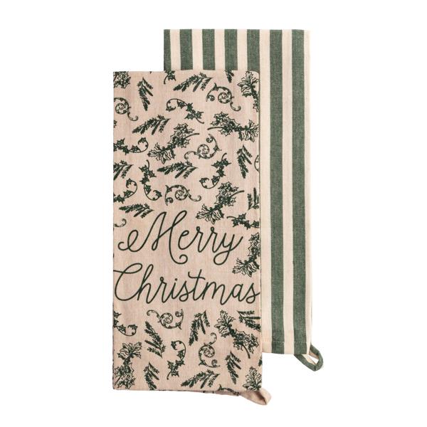 Mudpie Christmas Towel Sets