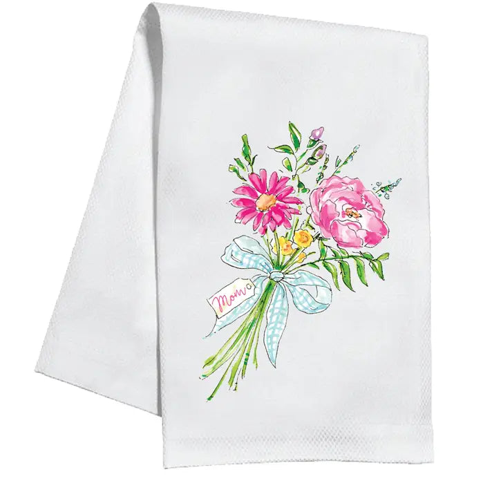 Mom Fresh Bouquet Kitchen Towel