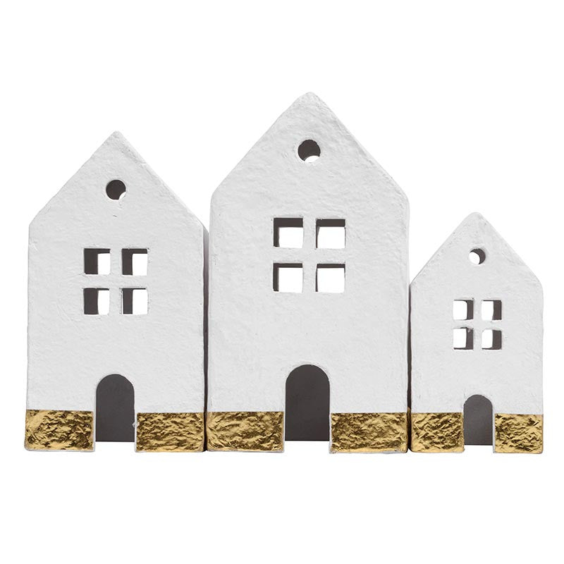 Santa Barbara: Paper -Mache Set of 3