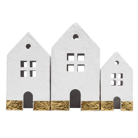 Santa Barbara: Paper -Mache Set of 3