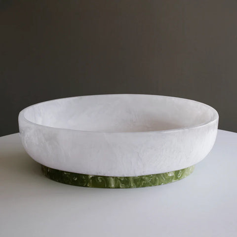 Beatriz Ball RESIN Rio Large Oval Bowl with Base