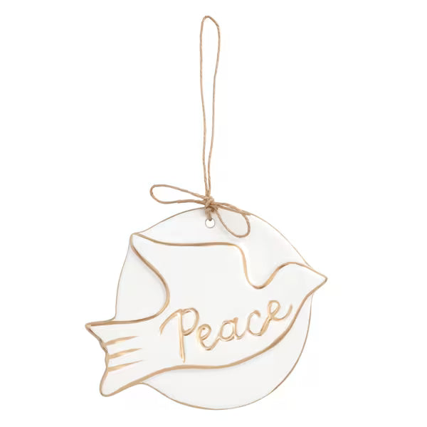 Mud Pie: Gold Disc Ornament