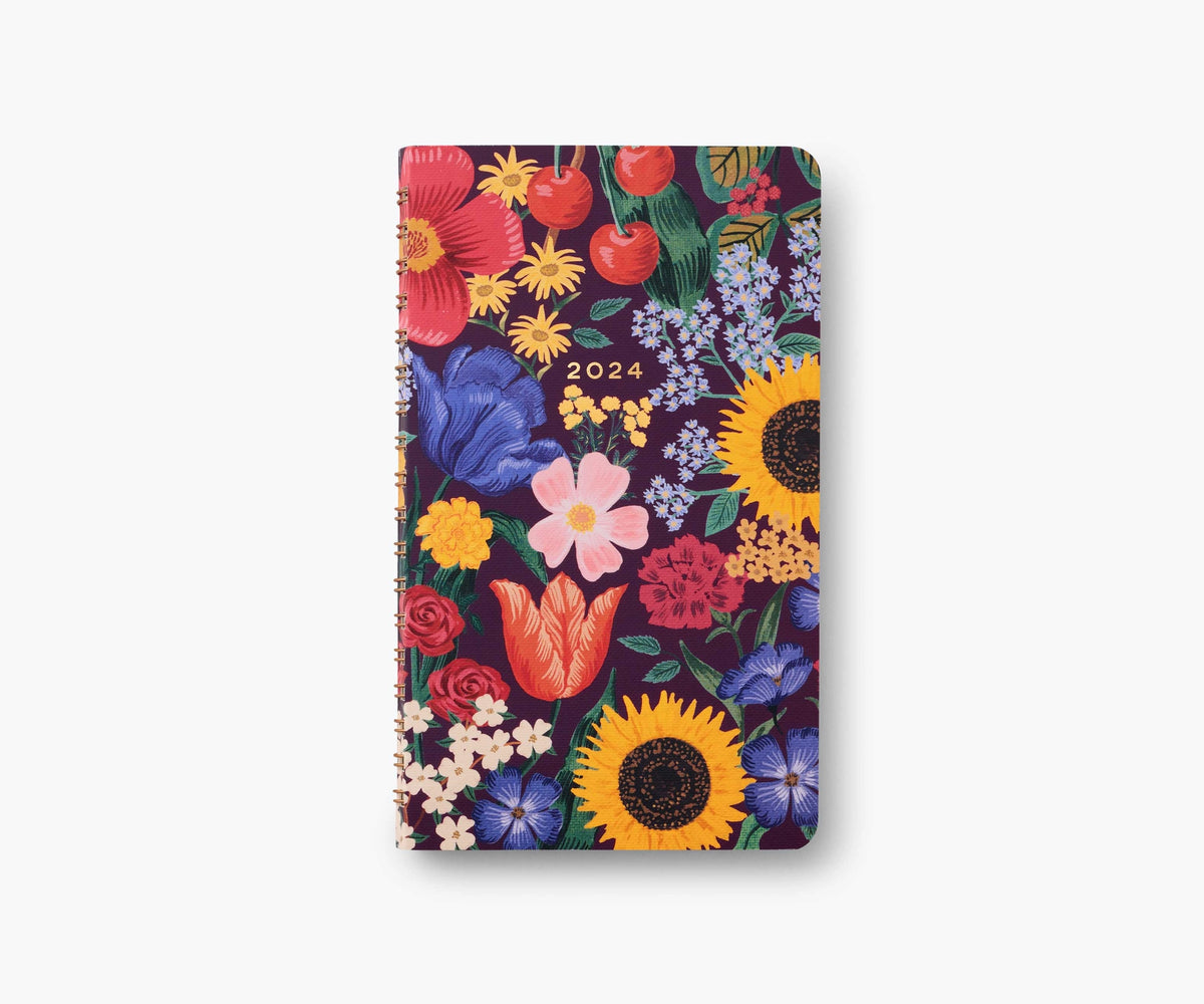 2024 Blossom 12-Month Spiral Pocket Planner