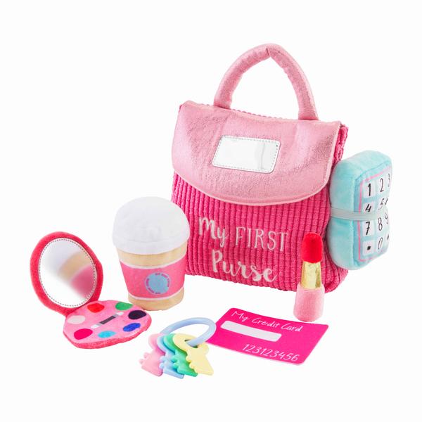 Mudpie My First Purse Plush Set