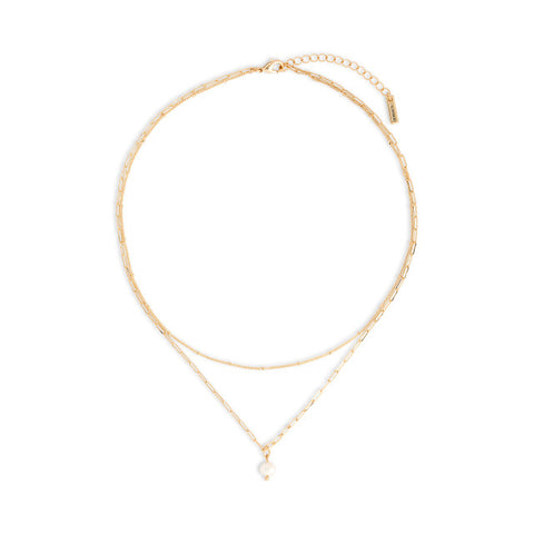 Pearl From Within Necklace - Gold
