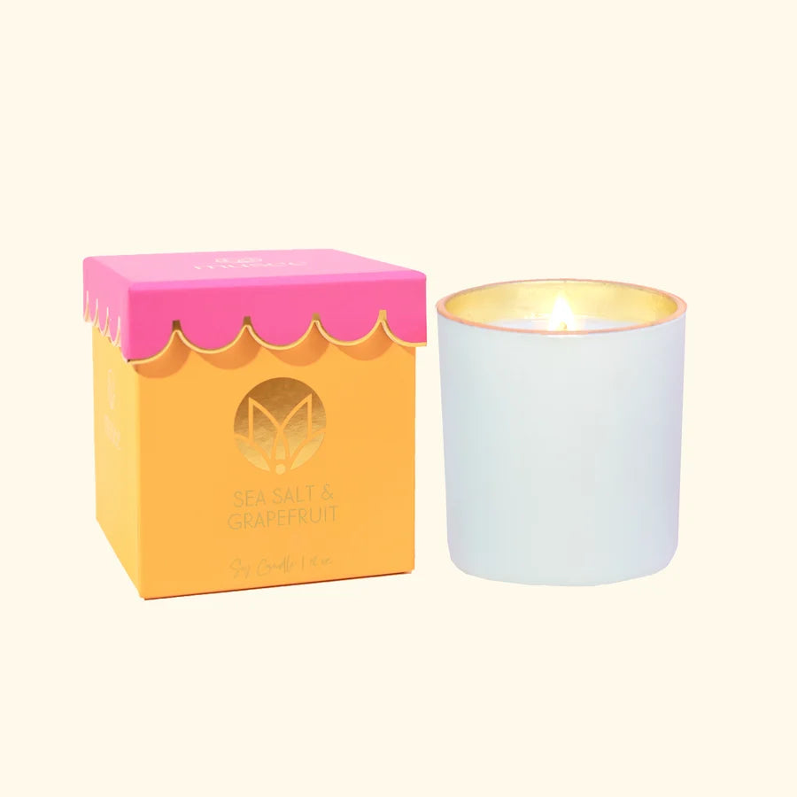 Musee: Sea Salt Grapefruit Soy Candle