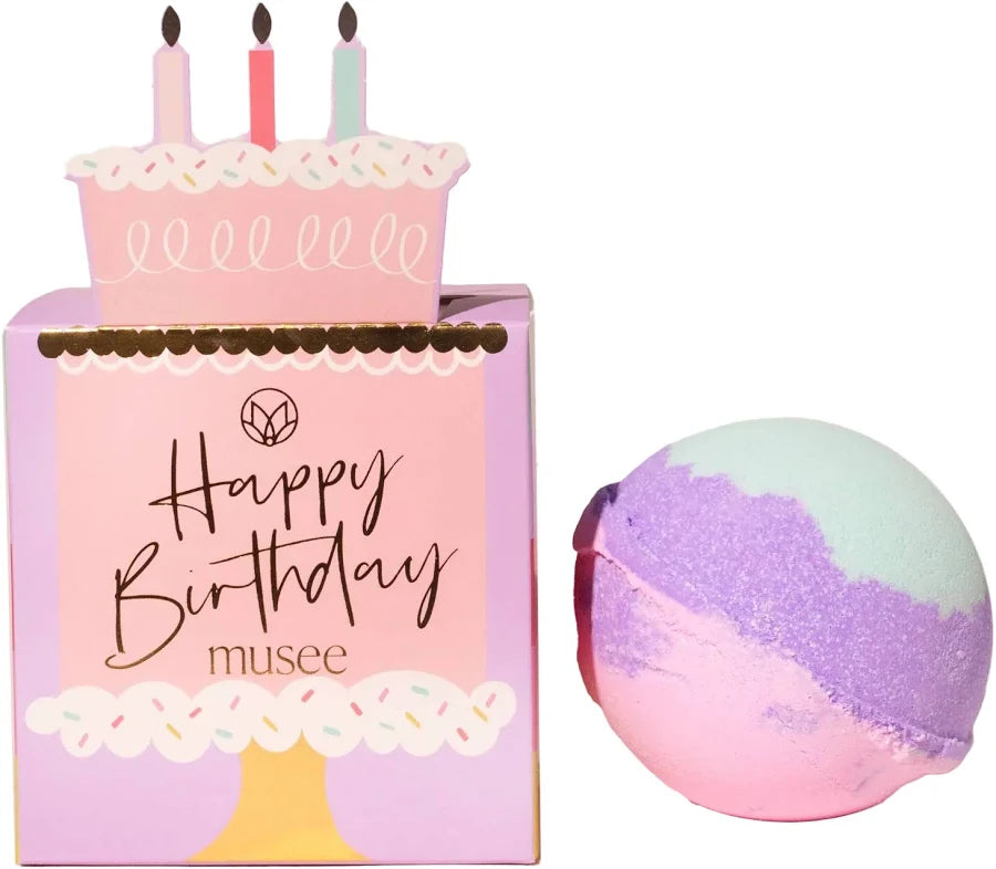 Musee: Birthday Cake Bath Bomb