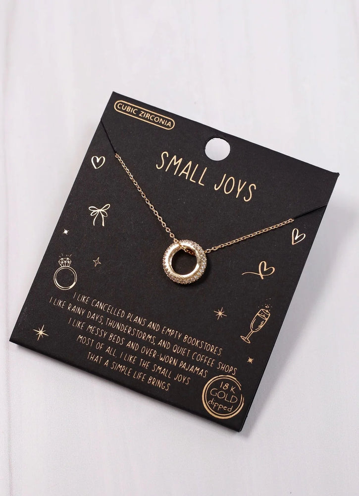 Small Joys CZ Necklace