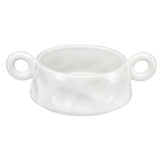 Santa Barbara: Face to Face Dimpled Ceramic Bowl- Small