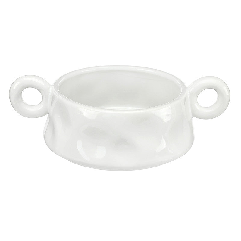 Santa Barbara: Face to Face Dimpled Ceramic Bowl- Small