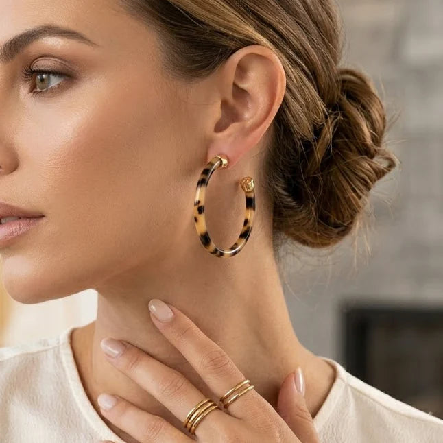 Hoo Hoops Earring