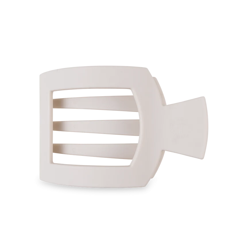 Large Flat Square Teletie Hair Clips